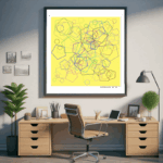129 pentagons apricotbeyondradiantmint office