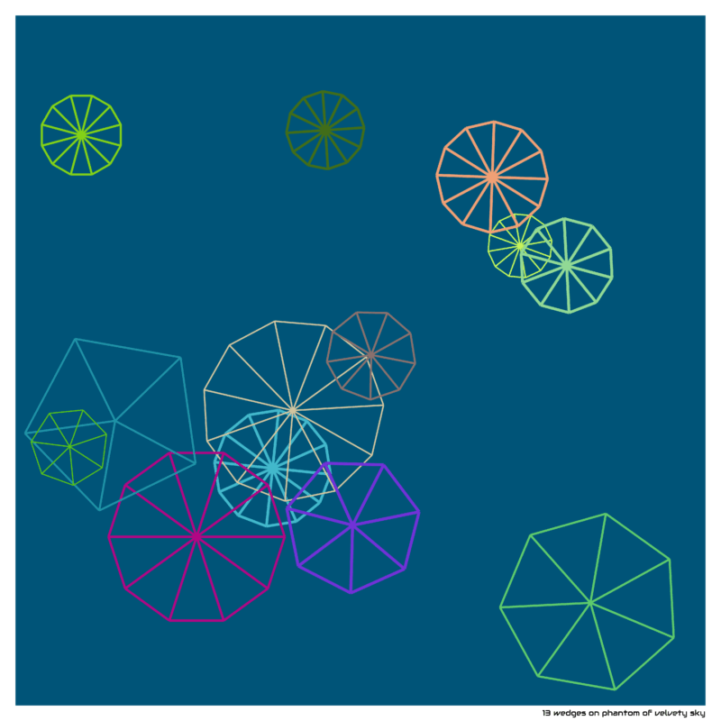 13 wedges phantomofvelvetysky