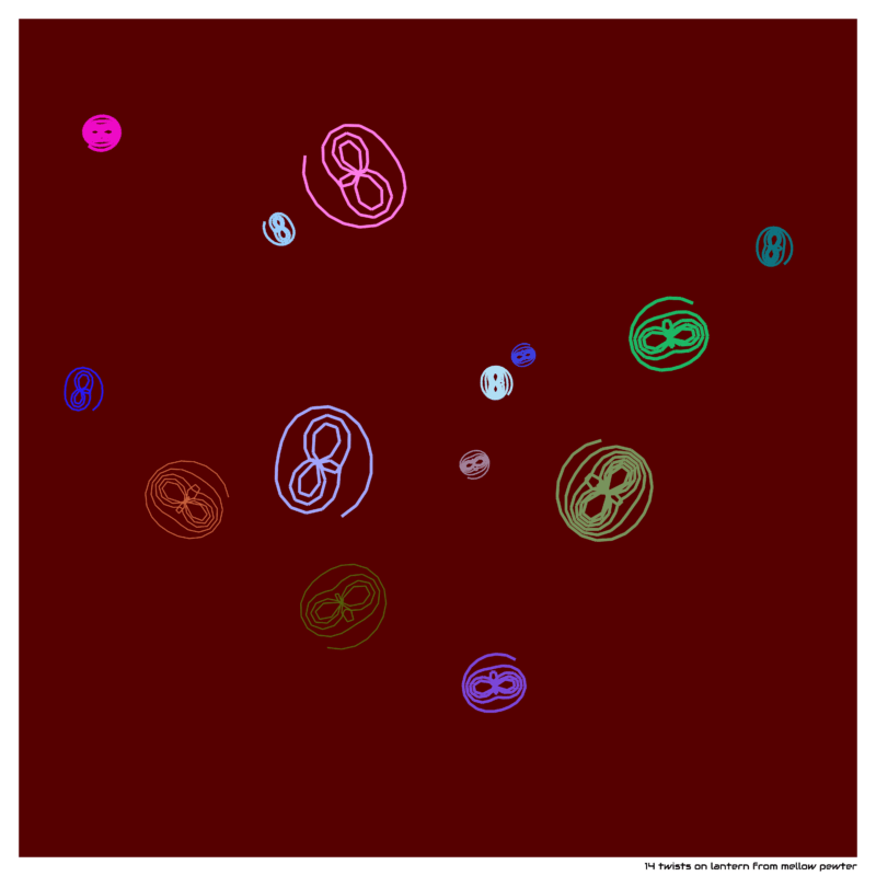 14 twists lanternfrommellowpewter