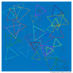 72 triangles fogofiridescentbrickanddenim
