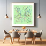 102 stars rose under opalescent chocolate dining room