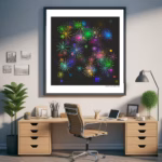 106 burst pale breeze of gray office