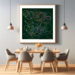 118 dodecagons translucent powder pink of stillness and awakening dining room