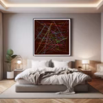 118 lines velvety beige and silken aqua bedroom