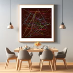 118 lines velvety beige and silken aqua dining room