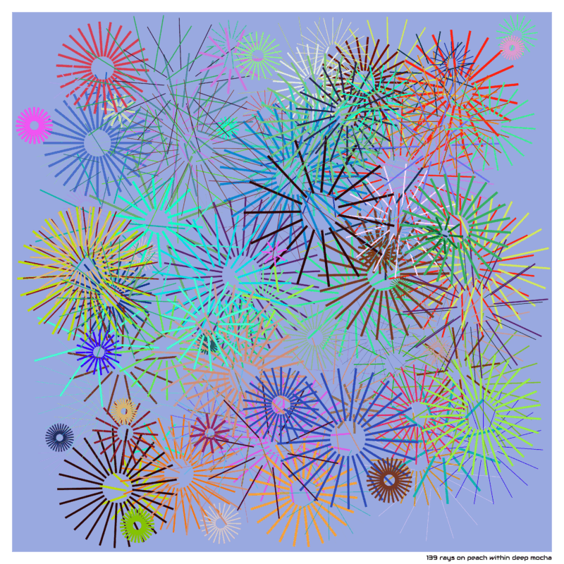 139 rays peachwithindeepmocha