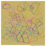 140 trapezoids dustfall of bleached ash and silver