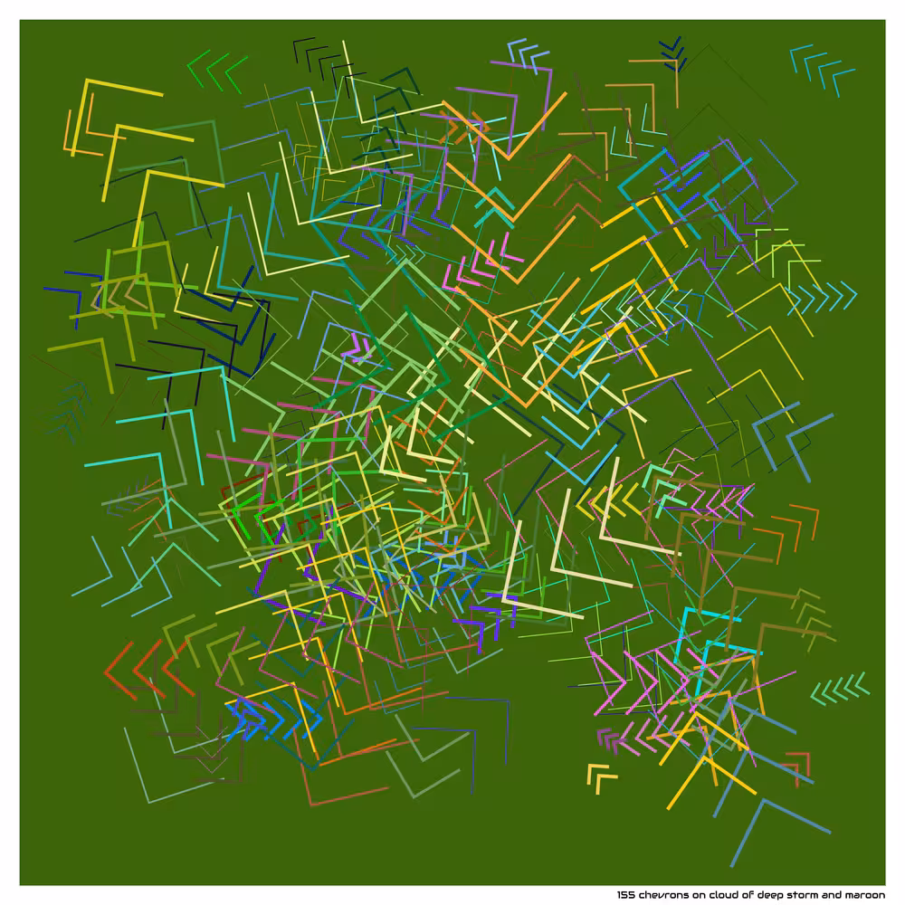 155 chevrons cloud of deep storm and maroon