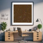 157 tendrils whisper of golden taupe office