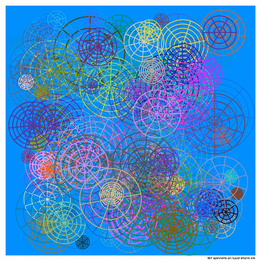 167 spinnets on lucid storm ink