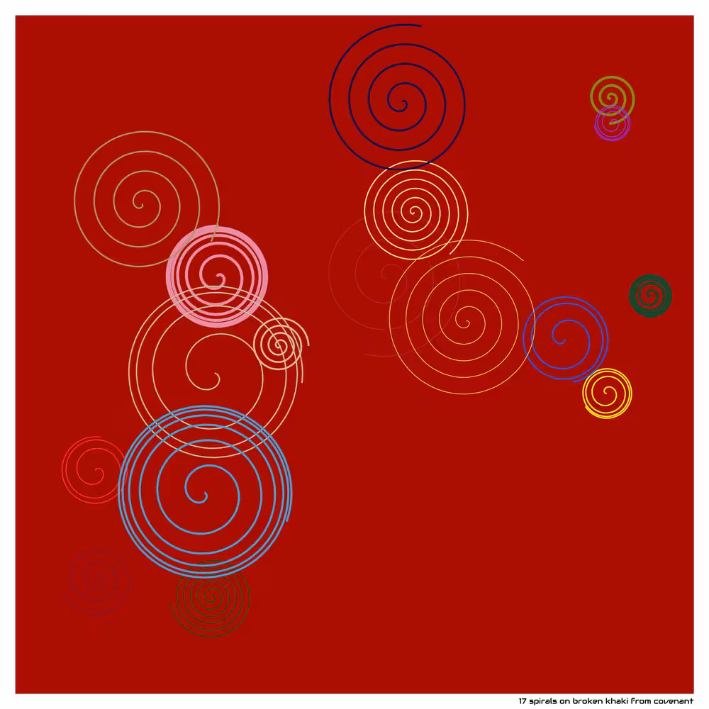 17 spirals broken khaki from covenant