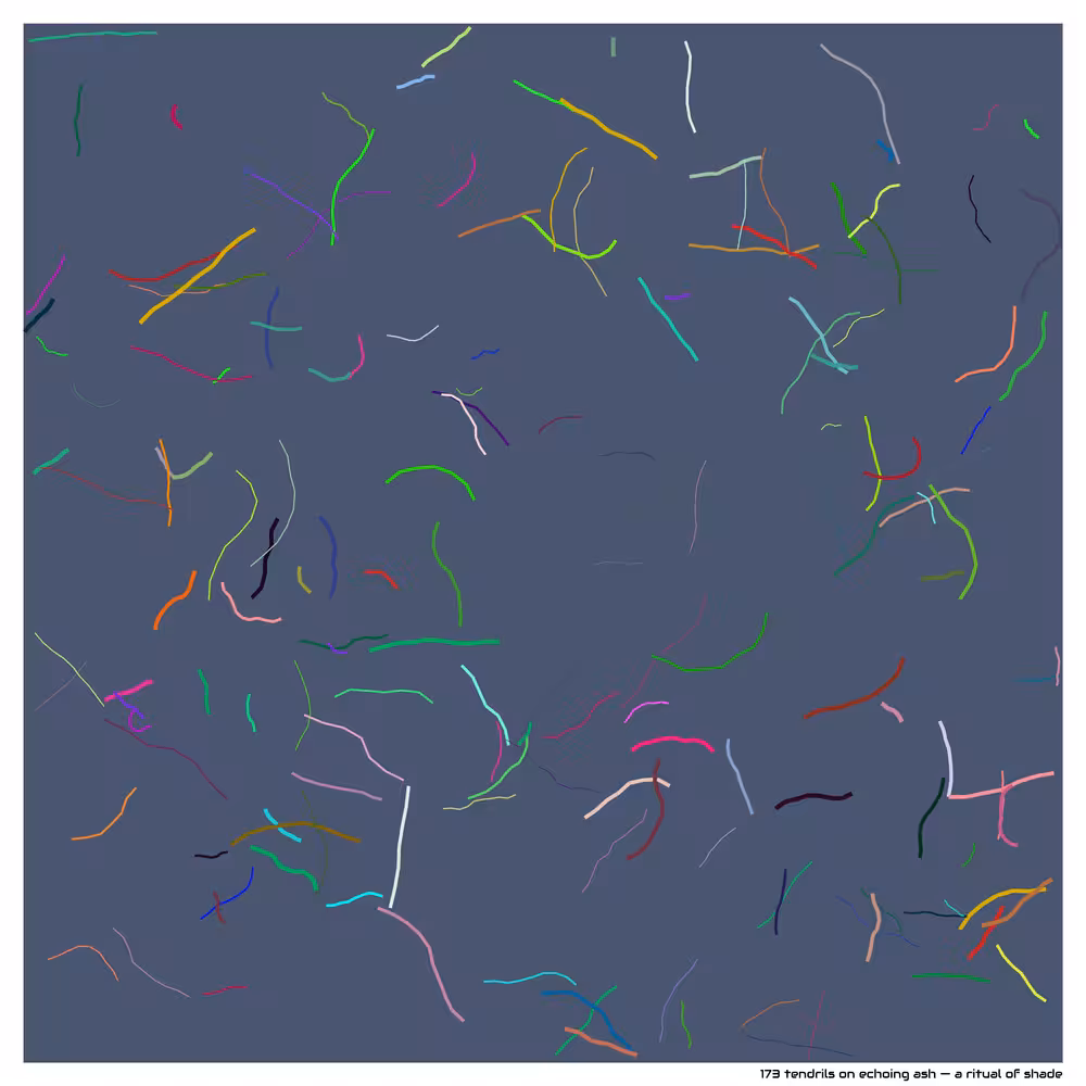 173 tendrils echoing ash a ritual of shade