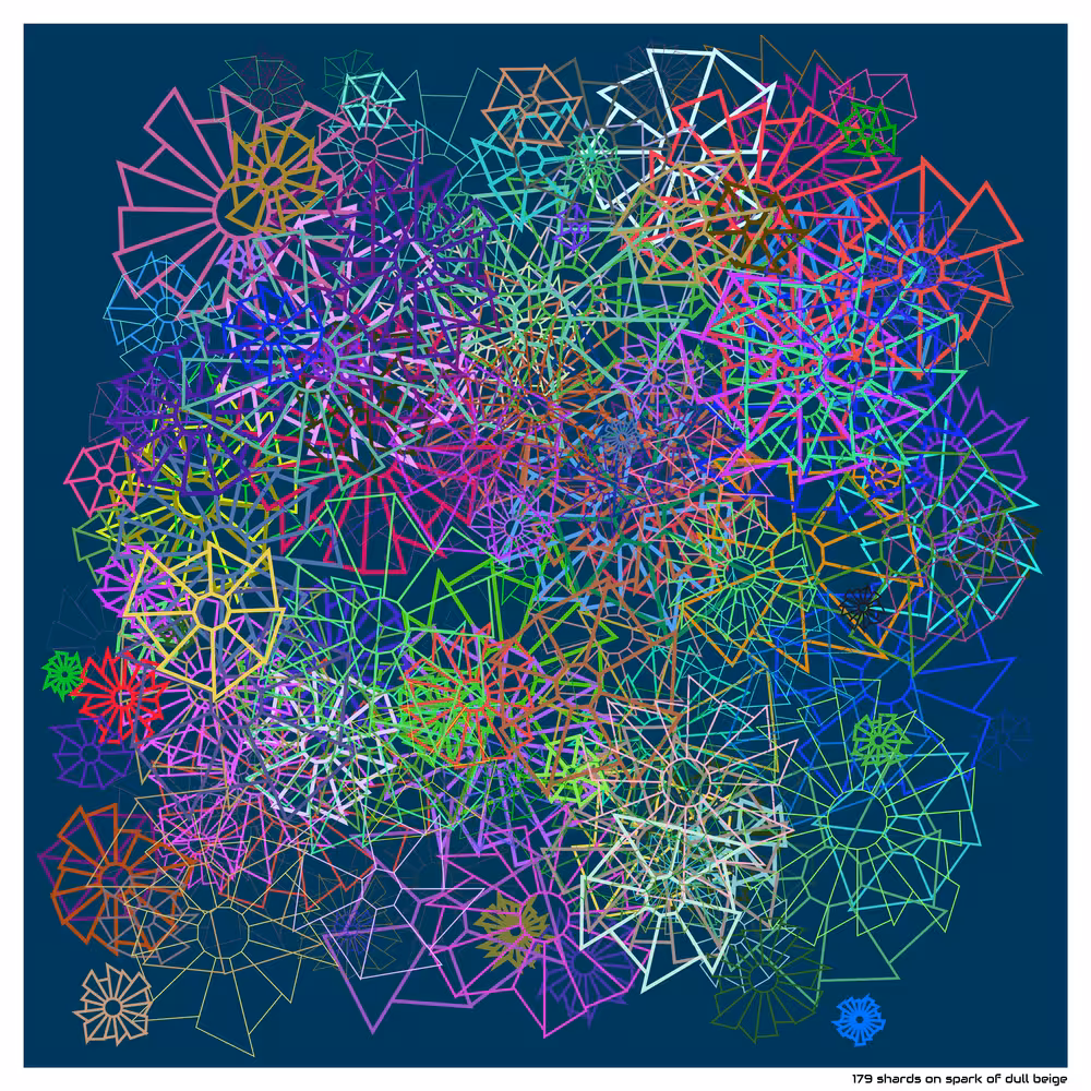 179 shards spark of dull beige