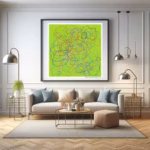 186 blobs gleaming fuchsia of gleam and verse living room