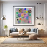 193 ripples luminous rose and mist of trace living room