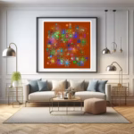 194 burst magenta behind lucid lemon living room