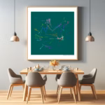 197 branches translucent olive stone dining room