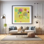 33 mazedisks mellow peach a tapestry of shore living room