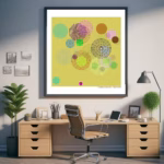 33 mazedisks mellow peach a tapestry of shore office