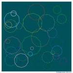 34 decagons dust within mirror