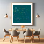 34 decagons dust within mirror dining room