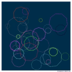 35 nonagons gleaming rose