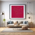 36 blobs nocturnal cocoa a delight of ink living room