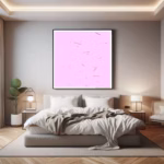 42 swooshes rose among frosted white bedroom