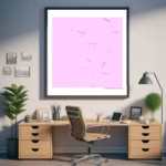 42 swooshes rose among frosted white office