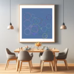 43 decagons moon dancing on delicate charcoal dining room