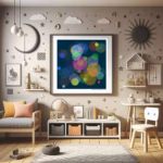 53 mazedisks ethereal blush chasing canvas childrens room