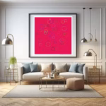 53 undecagons dull crimson and spire of signal living room