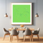 54 arcs pewter through fleeting midnight dining room