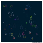 59 droplets dusky chartreuse signal