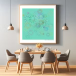 64 spikes vivid forest and storm of chorus dining room