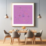 69 crosses translucent powder pink and silk of tremor dining room