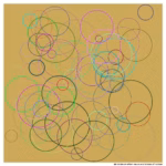 85 circles silken mauve and breeze of horizon