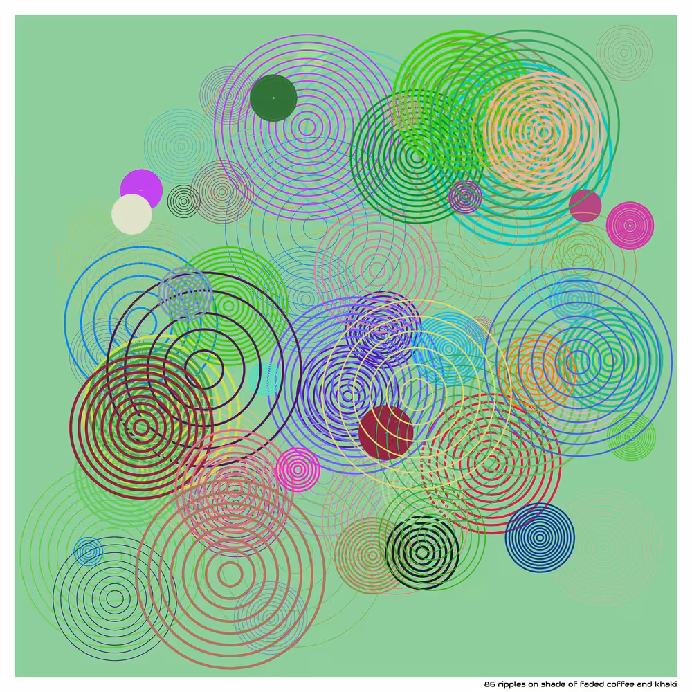 86 ripples shade of faded coffee and khaki