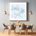 88 petals dusky rose and shade of elegy dining room