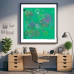 96 spirals opalescent bronze elegy office