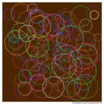 143 decagons mocha from glowing periwinkle