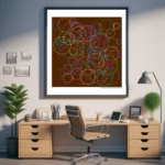 143 decagons mocha from glowing periwinkle office