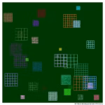 34 tiles dancing apricot and infinite ivory